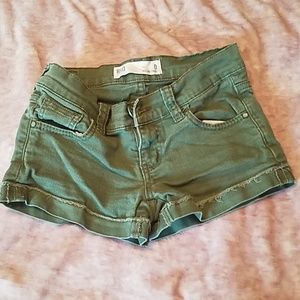Olive shorts
